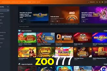 Jackpots e promoções na zoo777